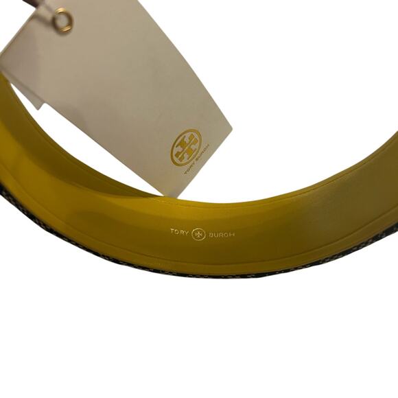 Tory Burch Logo Blue Headband NWT - Picture 6 of 8